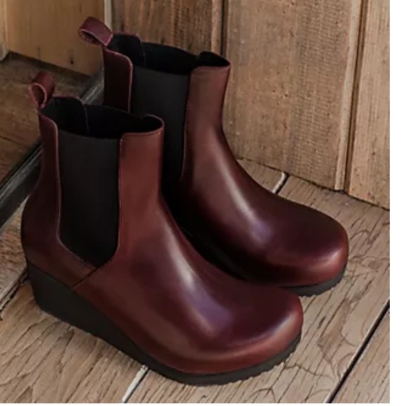 Women’s Birkenstock Ebba pull on wedge boot - Picture 4 of 9